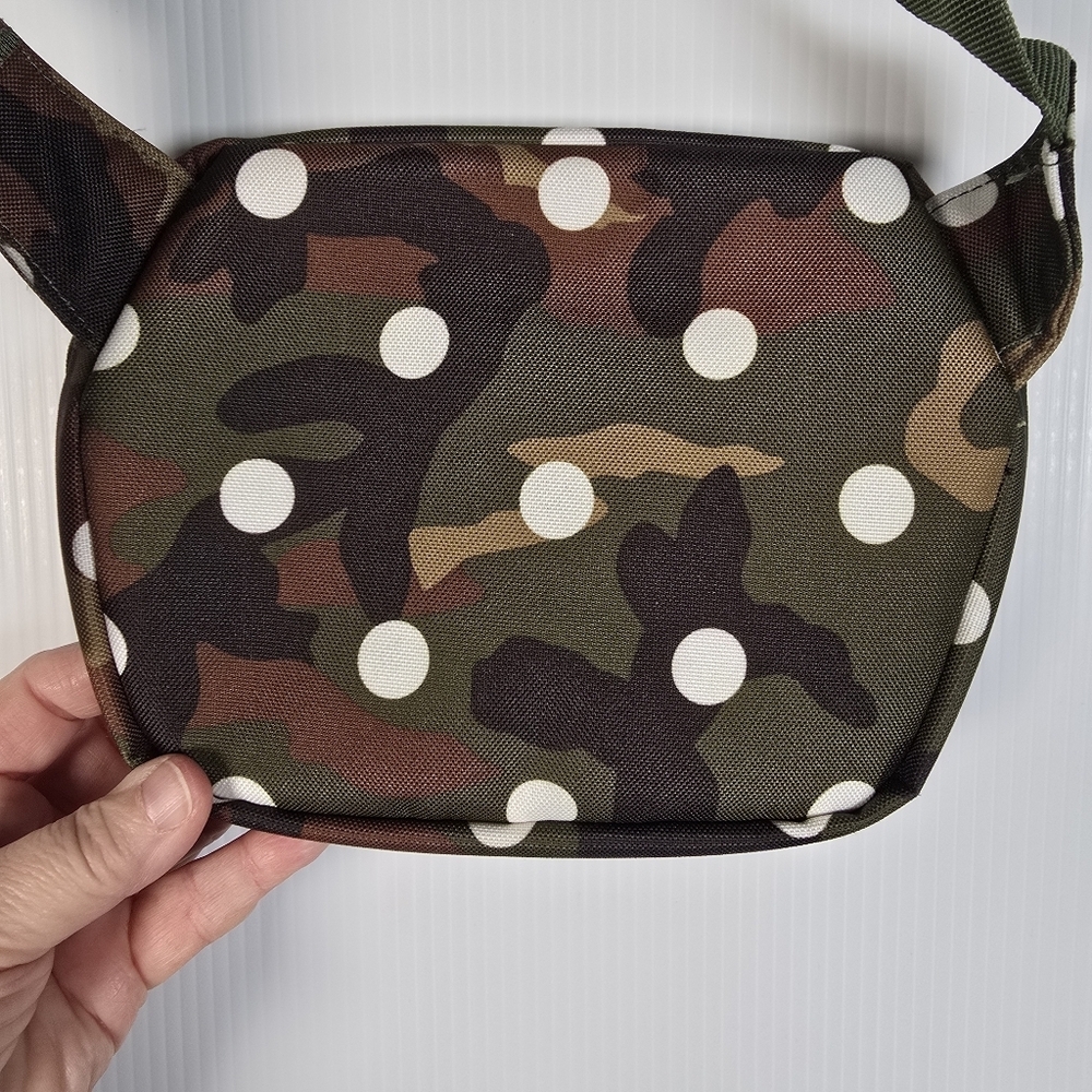 NWOT Herschel Supply Co. Fifteen Belt Bag  Woodland Camo White Dot Fanny Pack - Picture 3 of 8